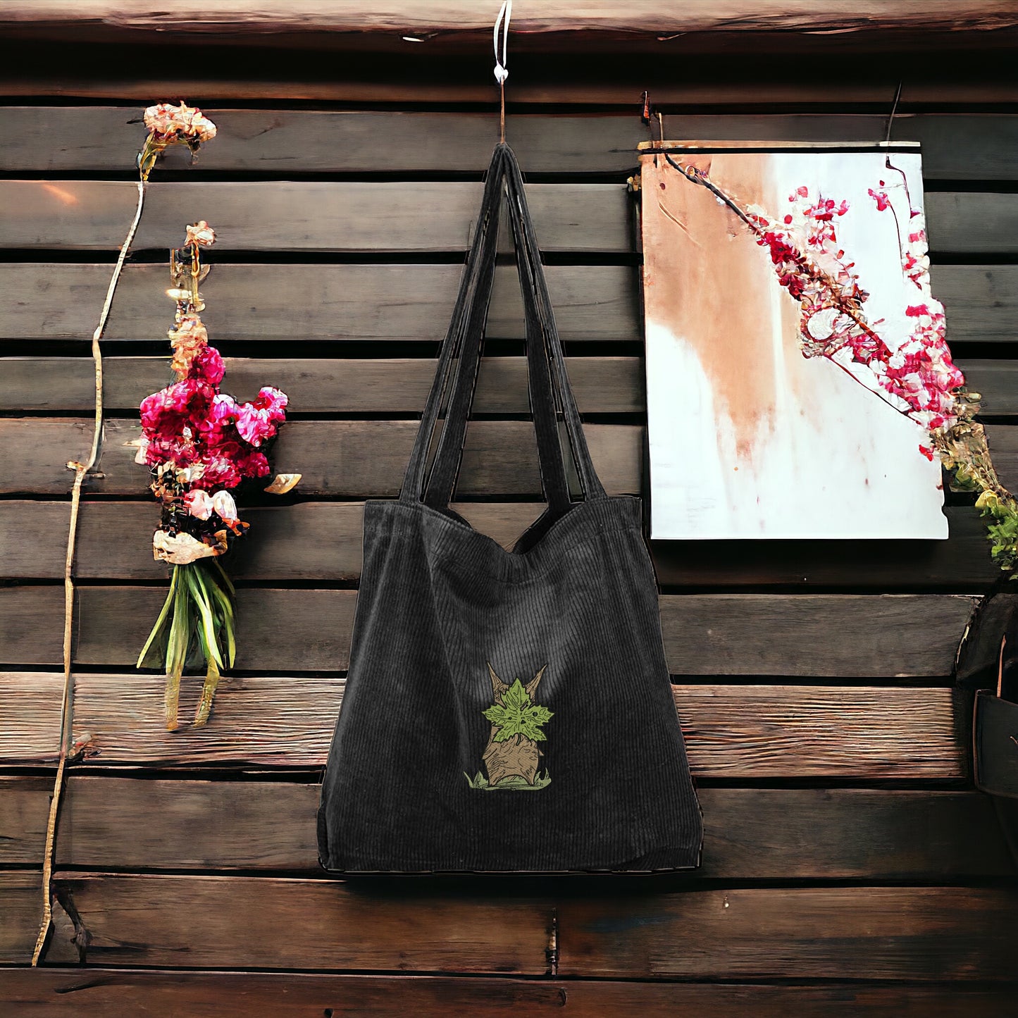 Korok Embroidered Tote Bag