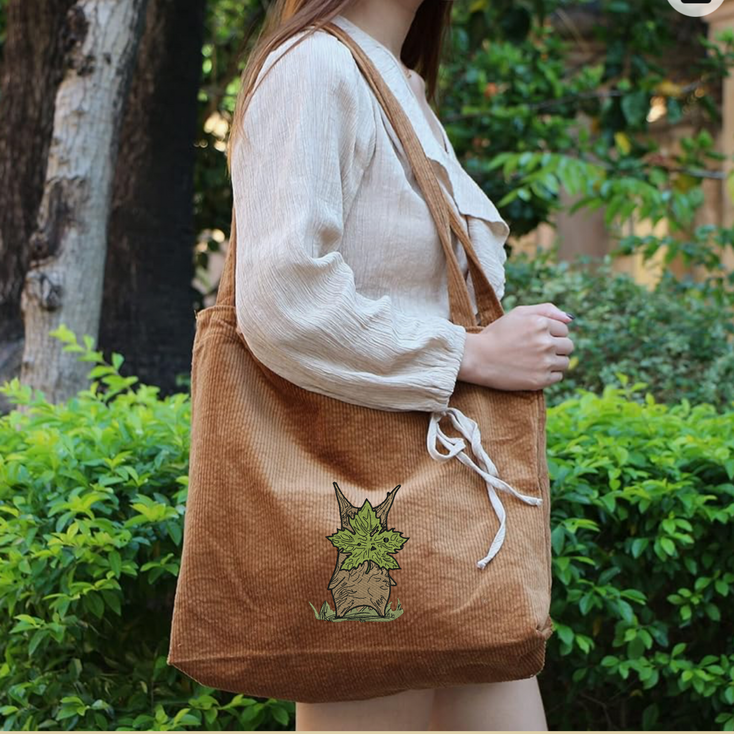 Korok Embroidered Tote Bag