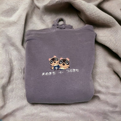 Timmy & Tommy Nook- Animal Crossing Embroidered Hoodie