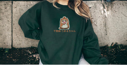 Cozy Gamer Anime Embroidered Crew