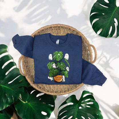 Ghosted Plants Embroidered Sweatshirt