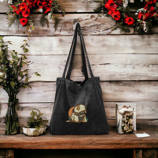 Appa Embroidered Anime Tote Bag